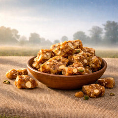 Desi Gurr with Dry Fruits | Khales Natural Jaggery Sweet | Energy-Rich & Healthy Snack