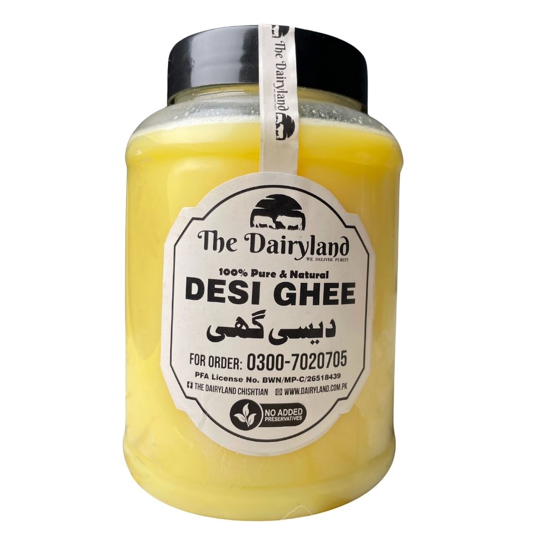 Premium 100% Organic Desi Ghee – Pure Grass-Fed & Traditional Danedar Ghee